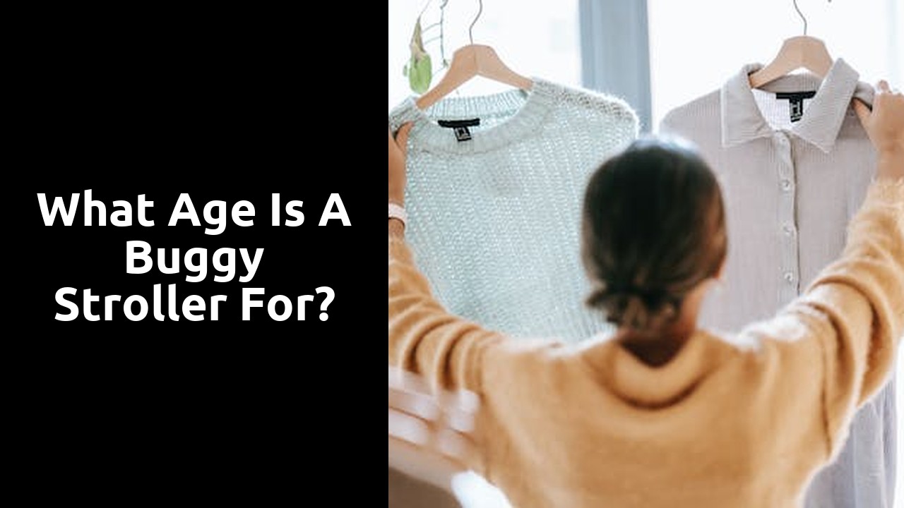 What age is a buggy stroller for?